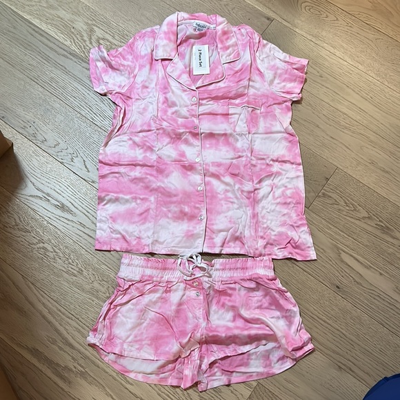 NWT Splendid Pink Tie-Dye Pajamas - Picture 2 of 4